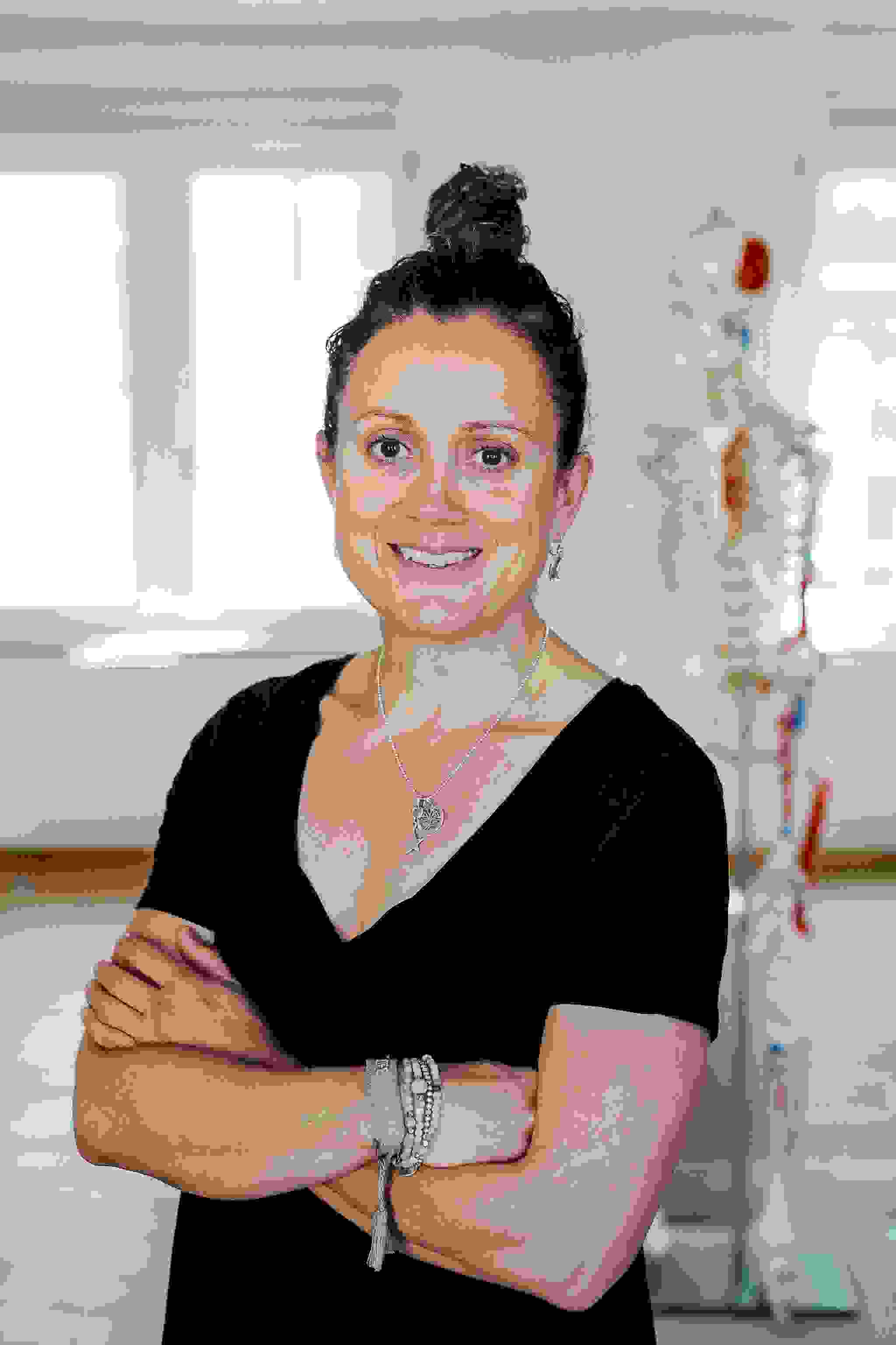 Yogalehrerin Teacher Training yogamoves