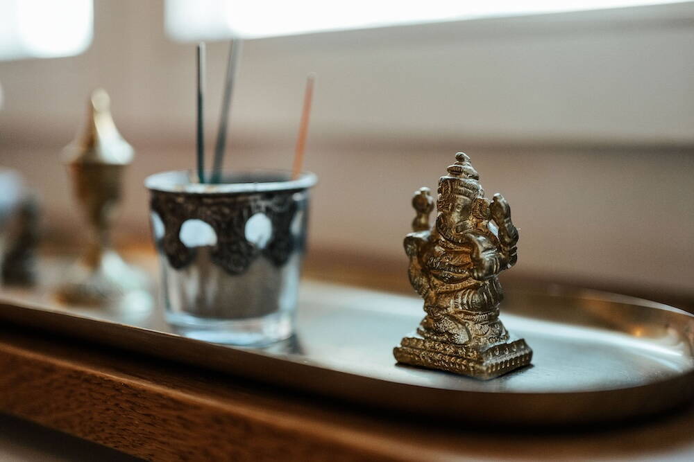 Ganesha und Räucher Ganesha und Räucher
