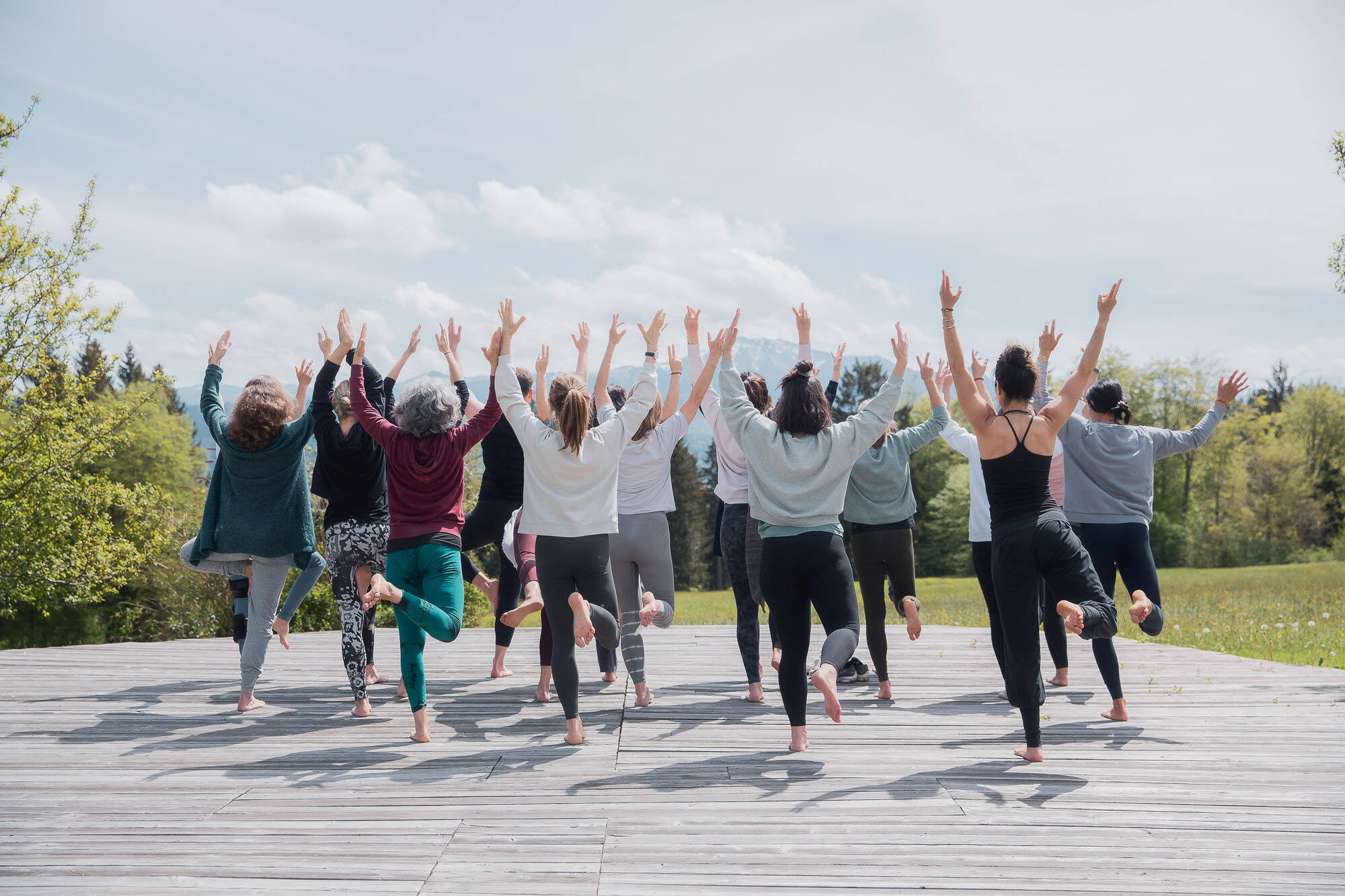 Yoga Gruppe Intensive Training Gruppe Intensiv Training